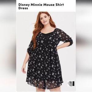 Disney Minnie mouse shirt dress